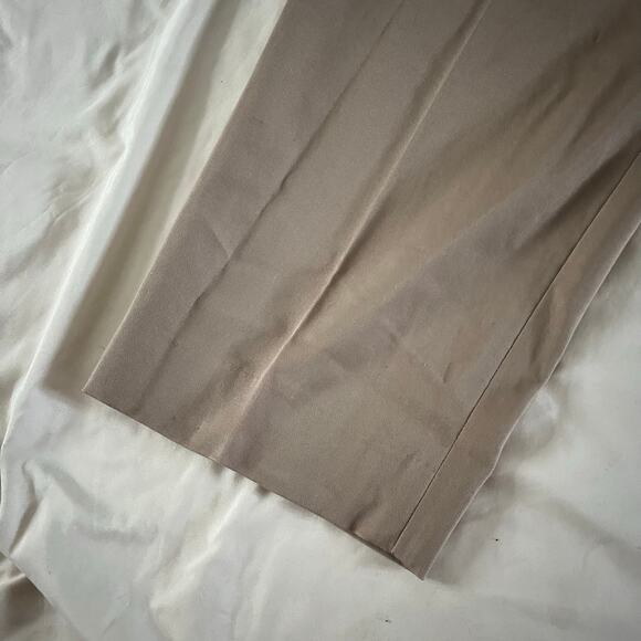 NWT Talbots Plus Khaki Classic Side Zip Straight Leg Khaki Trouser Wmns 24W - Picture 6 of 10